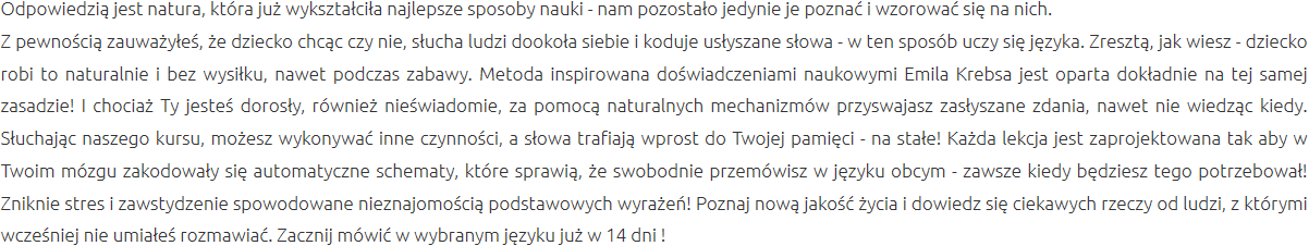 Efektywna Metoda Nauki Kędzierzyn Koźle